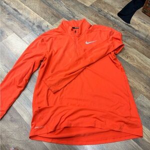 Nike Bright Orange Long Sleeve Top